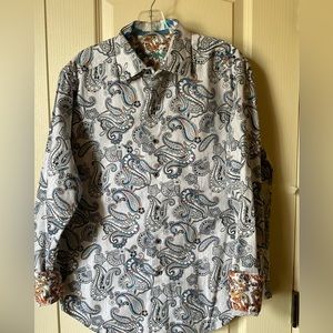 Robert Graham paisley cotton shirt